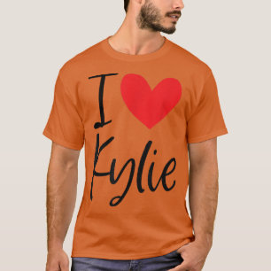 I Love Kylie Name Personalised Girl Woman BFF Frie T-Shirt