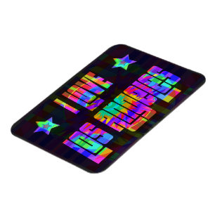 I LOVE LA Beautiful Neon Magnet