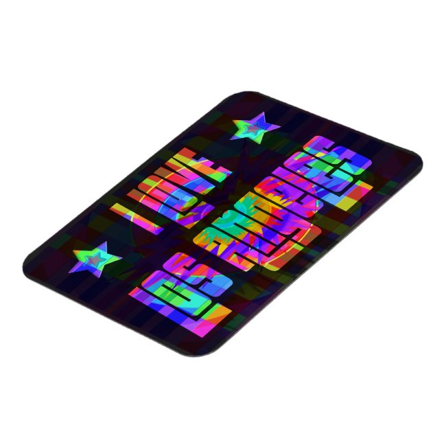I LOVE LA Beautiful Neon Magnet (Left Side)