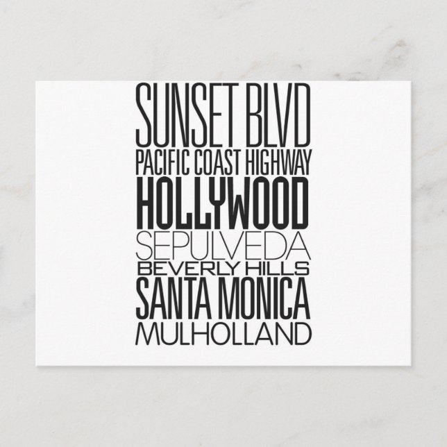 I Love LA Postcard (Front)