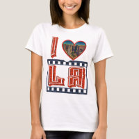 I Love LA Shirt, California, City Photo, 3D Heart