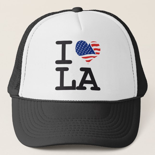 I love LA Trucker Hat (Front)