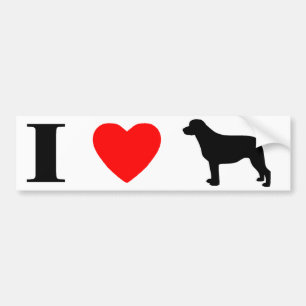I Love Labrador Retrievers Bumper Sticker