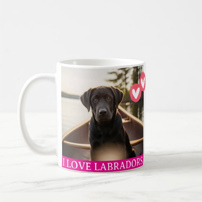 I Love Labradors Mug (Left)