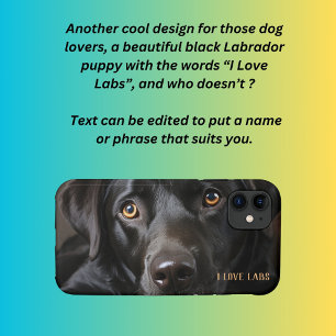 I Love Labs Puppy  Case-Mate iPhone Case