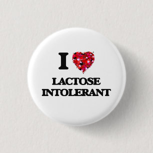 I Love Lactose Intolerant 3 Cm Round Badge