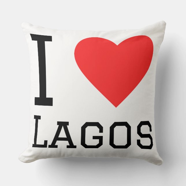 I love lagos cushion (Front)