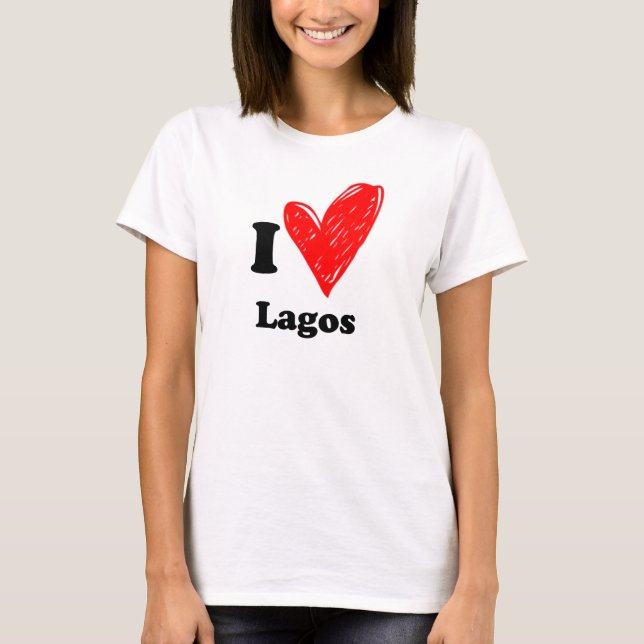 I love Lagos T-Shirt (Front)