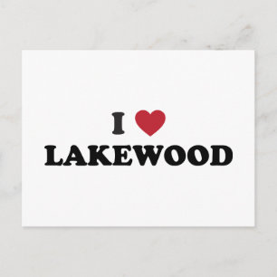 I Love Lakewood Colorado Postcard
