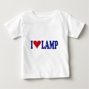I Love Lamp Baby T-Shirt