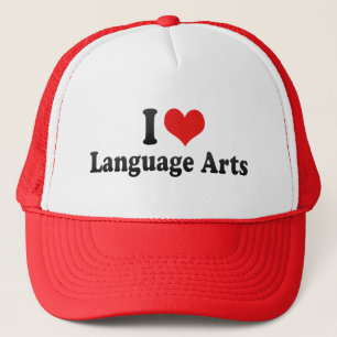 I Love Language Arts Trucker Hat