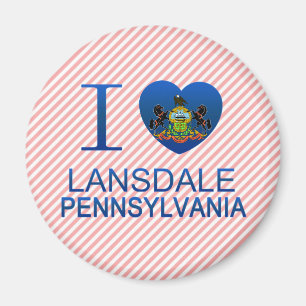 I Love Lansdale, PA Magnet
