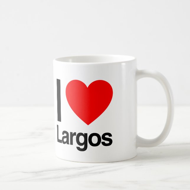 i love largos coffee mug (Right)