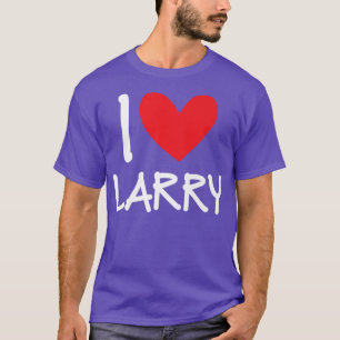 I Love Larry Name Personalised Men Guy BFF Friend T-Shirt