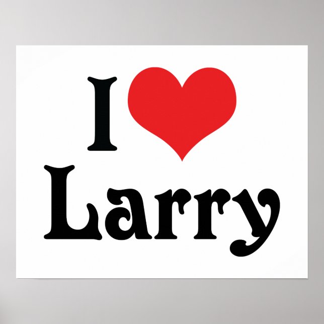 I Love Larry Poster (Front)