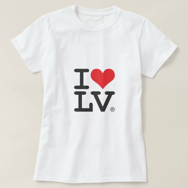 I Love Las Vegas T-Shirt (Design Front)