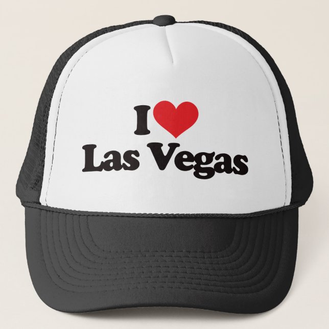 I Love Las Vegas Trucker Hat (Front)