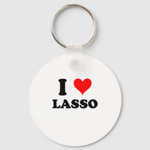 I Love Lasso Key Ring