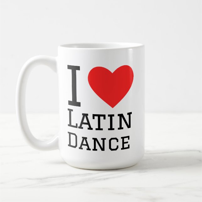 I love Latin dance Coffee Mug (Left)