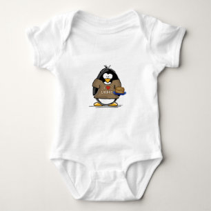 I Love Latkes Penguin Baby Bodysuit