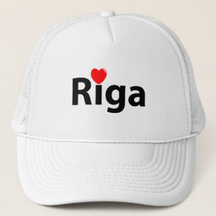 I love Latvia Riga Trucker Hat