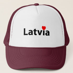 I love Latvia Trucker Hat