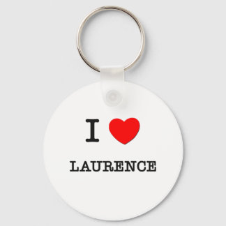 I Love Laurence Key Ring