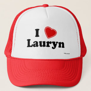 I Love Lauryn Trucker Hat