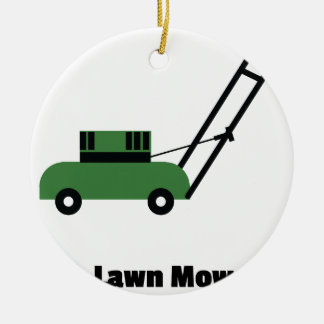 I love Lawn Mowers Ceramic Tree Decoration