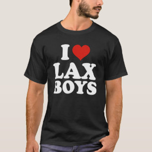 I Love Lax Boys I Heart Lax Boys T-Shirt