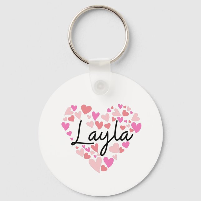 I love Layla Key Ring (Front)