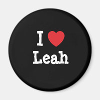 I love Leah heart T-Shirt