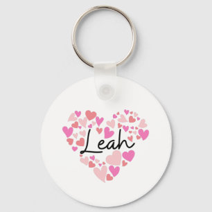 I love Leah Key Ring
