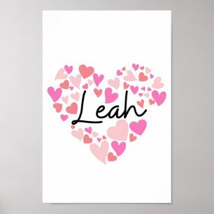 I love Leah Poster