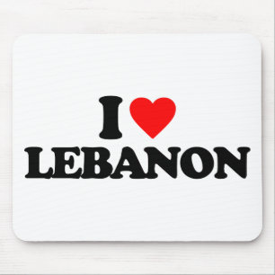 I LOVE LEBANON MOUSE PAD