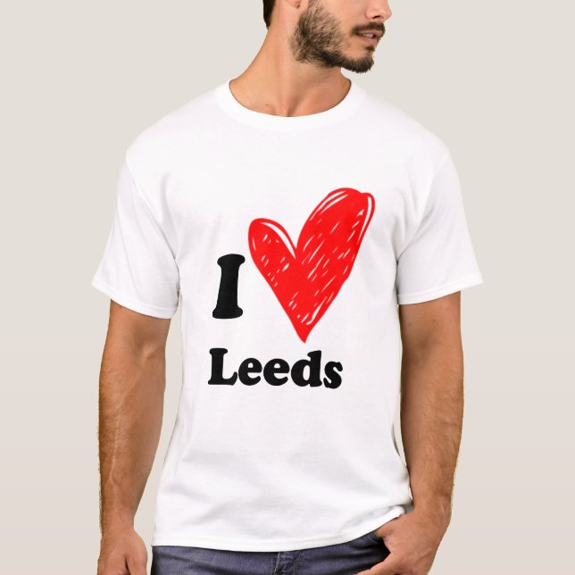 I love Leeds T-Shirt (Front)