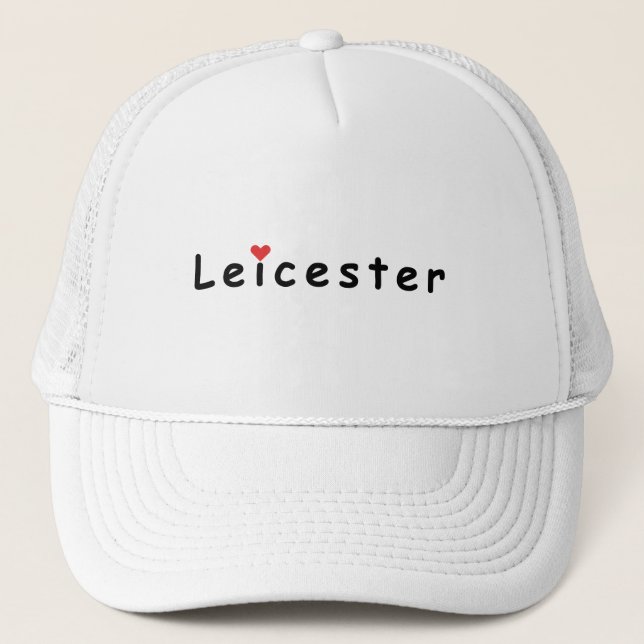 I love Leicester  Trucker Hat (Front)