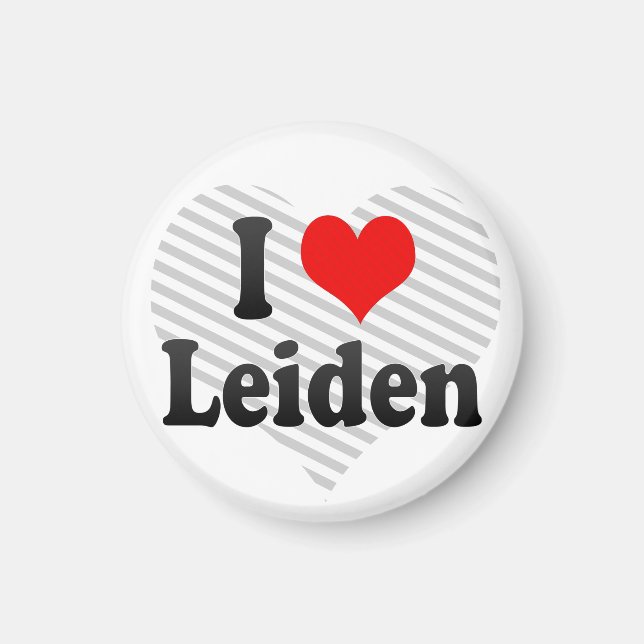 I Love Leiden, Netherlands Magnet (Front)