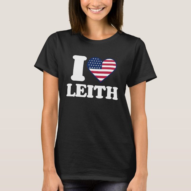 I love Leith I heart Leith T-Shirt (Front)