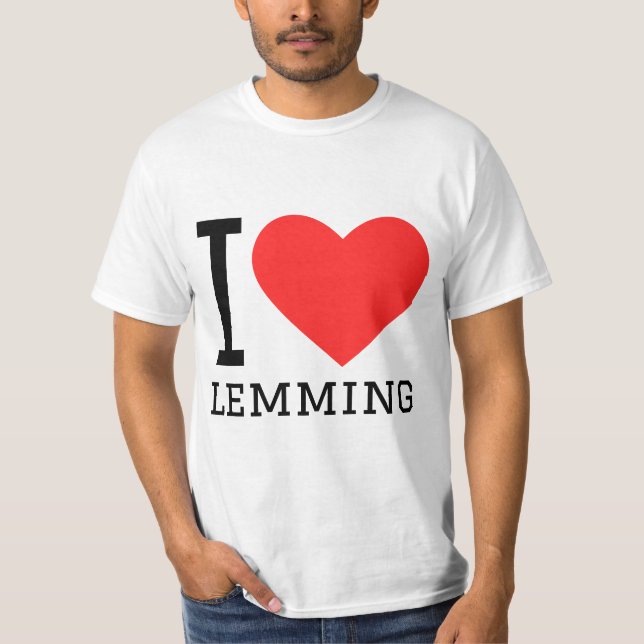 I love lemming T-Shirt (Front)