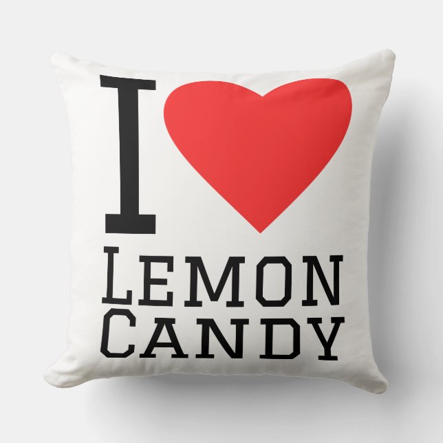 I love lemon candy  cushion (Front)