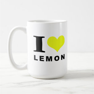 I love lemon coffee mug
