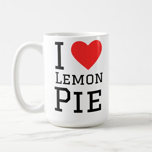 I love lemon pie coffee mug (Left)