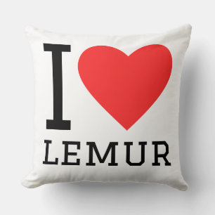 I love lemur cushion