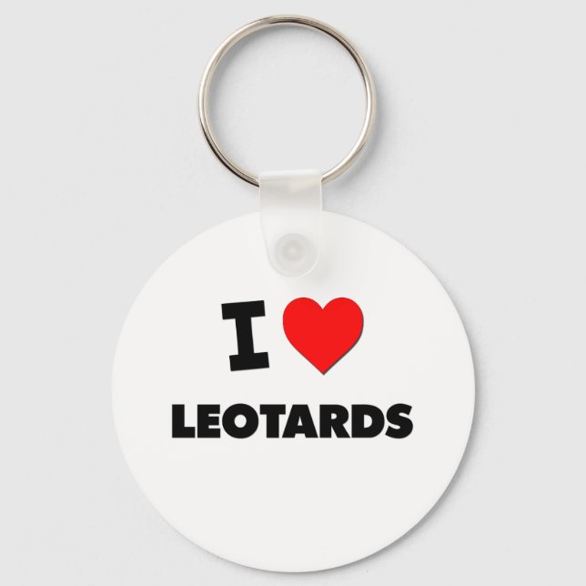 I Love Leotards Key Ring (Front)