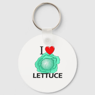 I Love Lettuce Key Ring