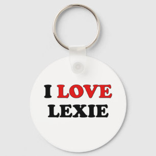 I Love Lexie Key Ring
