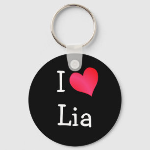 I Love Lia Key Ring
