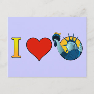 I Love Liberty Postcard