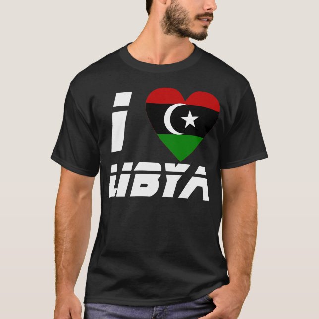I Love Libya T-Shirt (Front)
